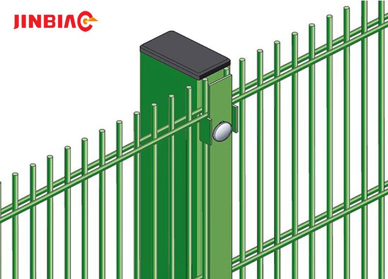 Double Weft Wire Safety Fence direct 868 / 658 2d double wire mesh fence