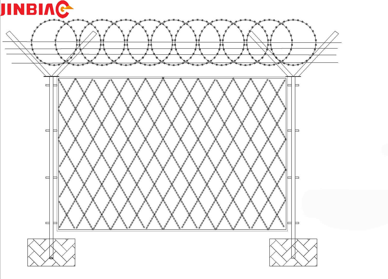 Cheap galvanized concertina stainless steel razor barbed wire