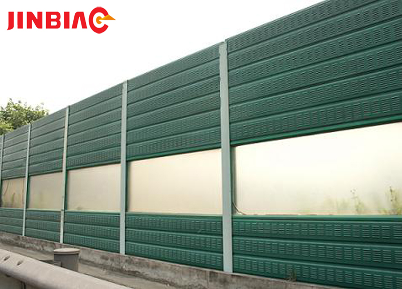 Hebei Anping high quality high way transparent sound barrier