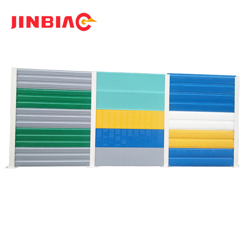 Removable plastic privacy sound absorbing panels noise barrier fence wind barrier Noise Fence Sound Barrier Wall