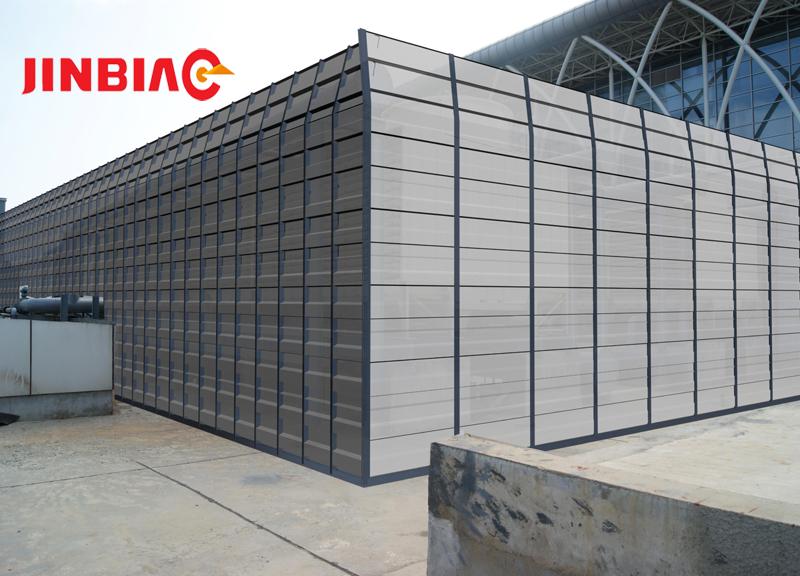 2018 Hot Sale Acoustic Fencing Noise Barriers Galvanized Sheet Sound Barriers Factory-JINBIAO