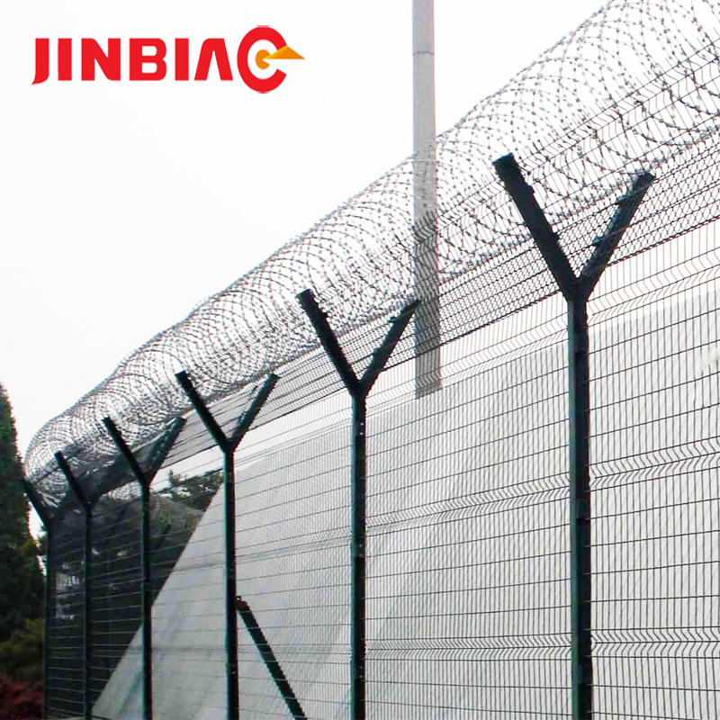 high security razor wire airport fence / High Security Fence--JINBIAO