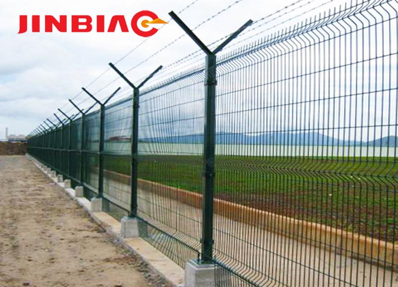 High security manufacturer supply corrosion resistant airport fence factory