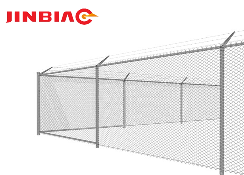 Galvanized and PVC ISO supplier 6ft galvanized Cheap pvc coated chain link woven wire mesh fence