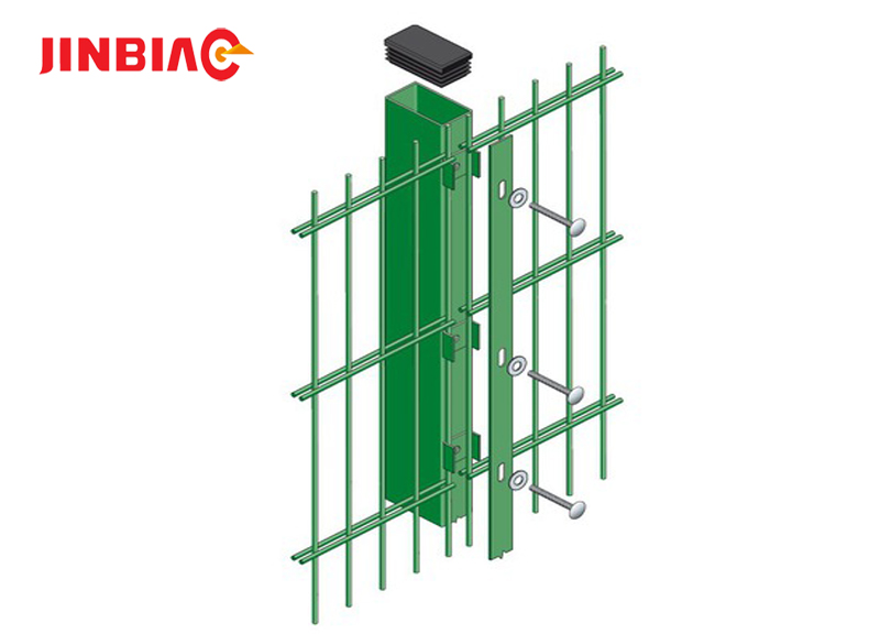 High quality welded 2d fence system double wire fence 868 twin bar mesh panel fencing