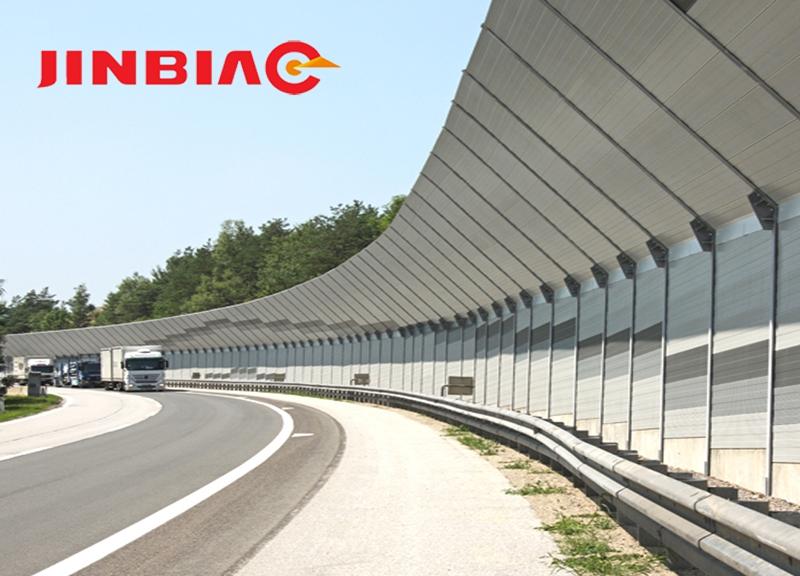 Aluminum Alloy Metal Sound Barriers Noise Barrier Road Barrier--jinbiao