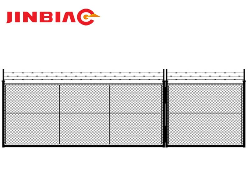 Anping Jinbiao iso quality and good price welded type airport fence factory--jinbiao