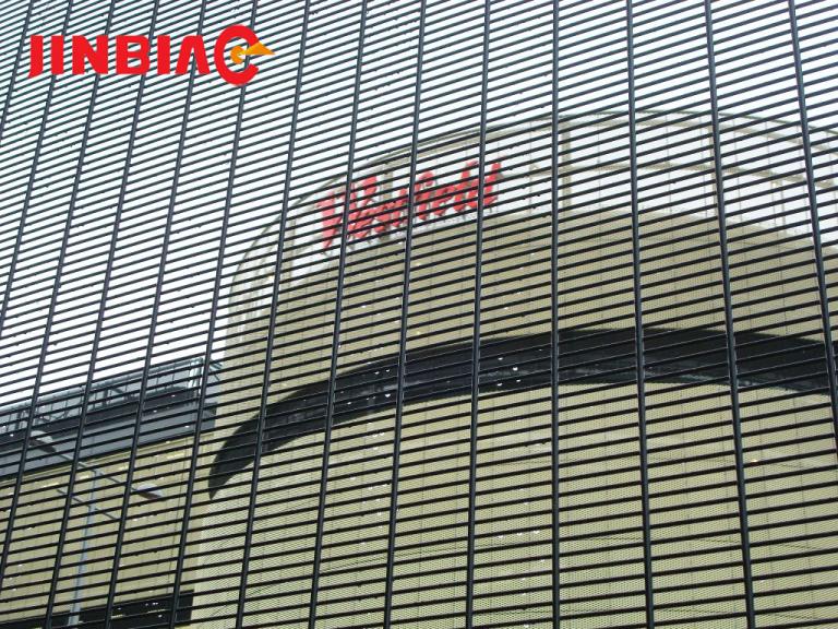 Hebei Jinbiao 358 mesh fencing 358 security fence anti climb prison fence jinbiao