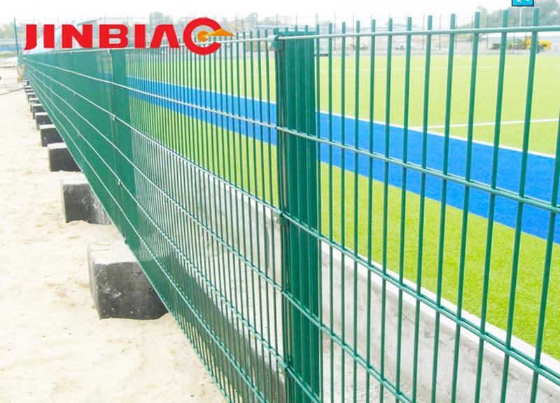 SGS / ISO/Approved Double Wire Mesh Fence / Welded Metal Fence jinbiao