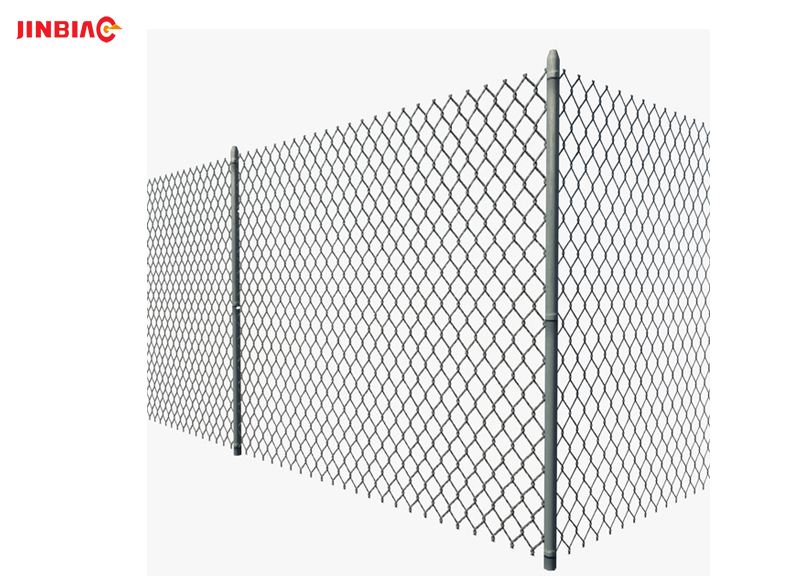 Hot dip Galvanized chain link fence, PVC coated chain link fence jinbiao