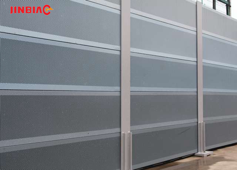 China JINBIAO Metal microporous noise barrier manufacturer