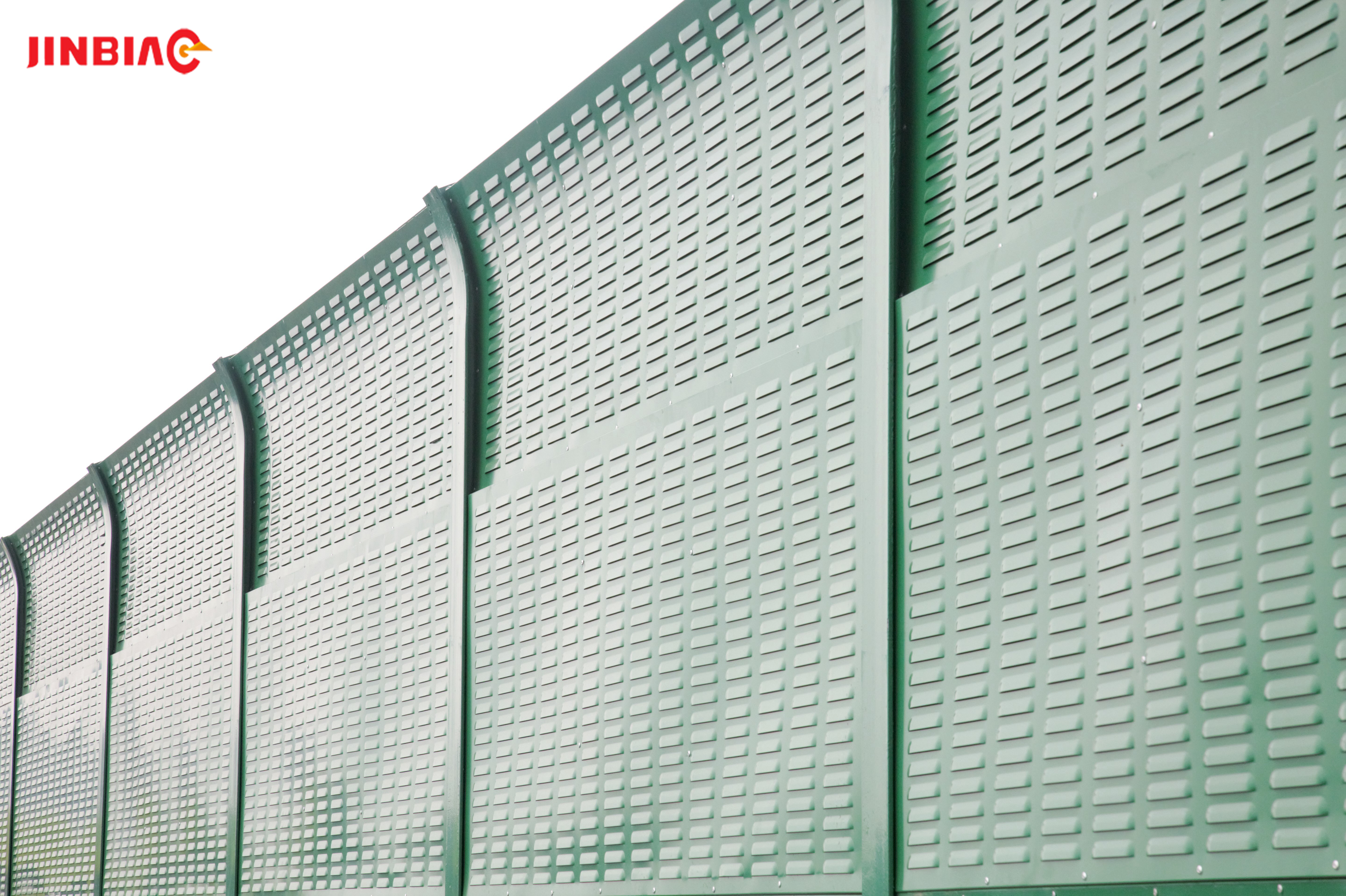 China JINBIAO Metal louver noise barrier manufacturer