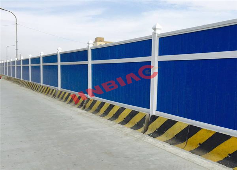 China JINBIAO Color steel plate noise barrier manufacturer